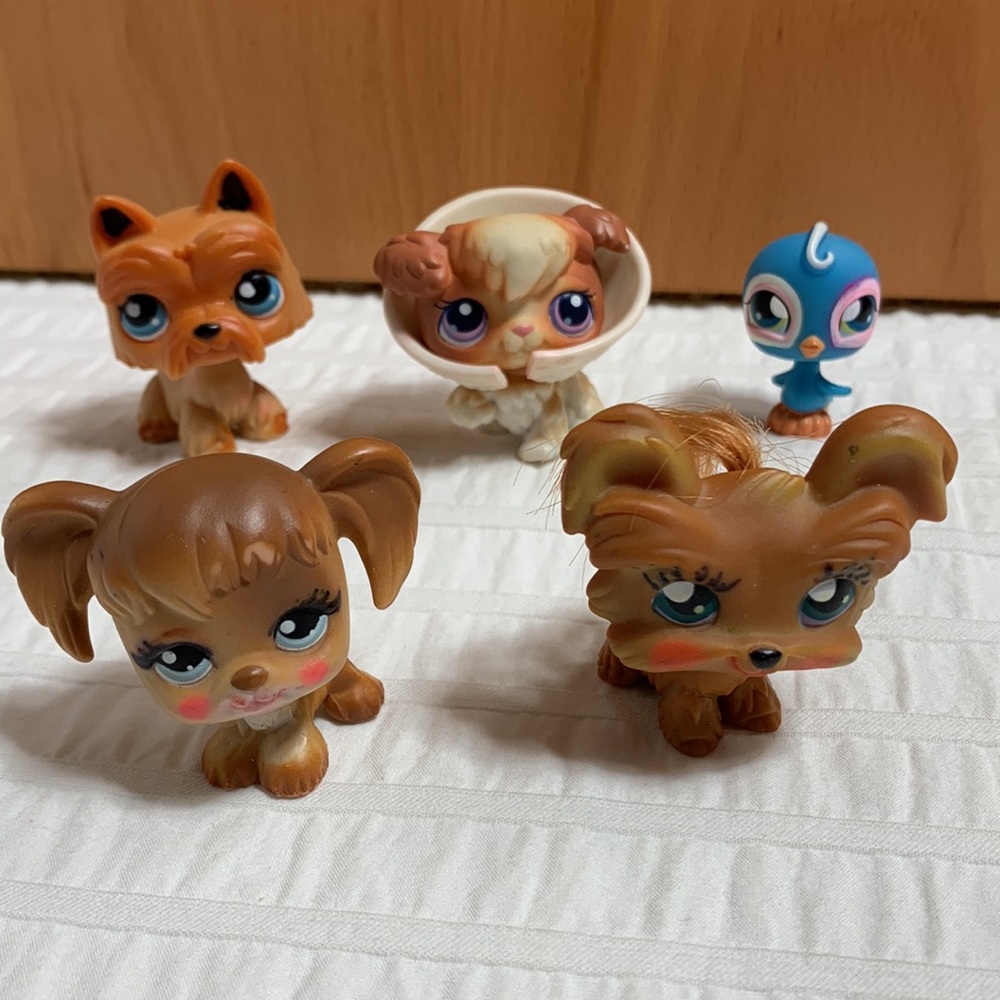 Littlest Pet Shop Pink/Gray Magnet - 5-Pack - Lot 3
